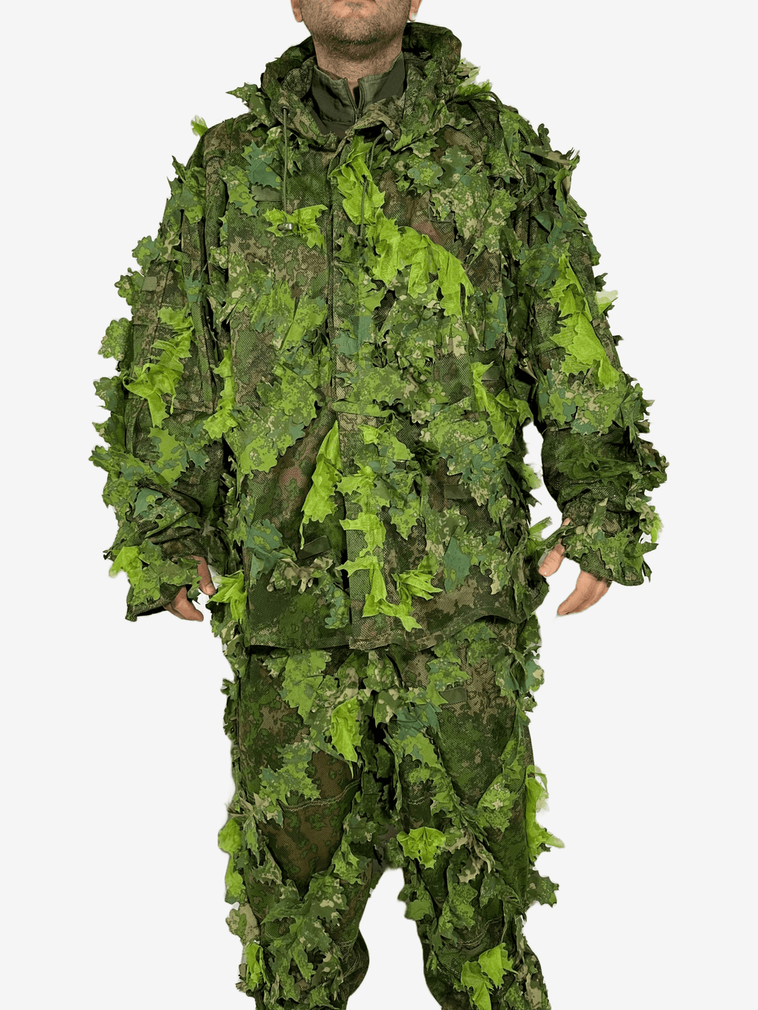 KMCS Ghillie Suit Green - Kicking Mustang Concealment System