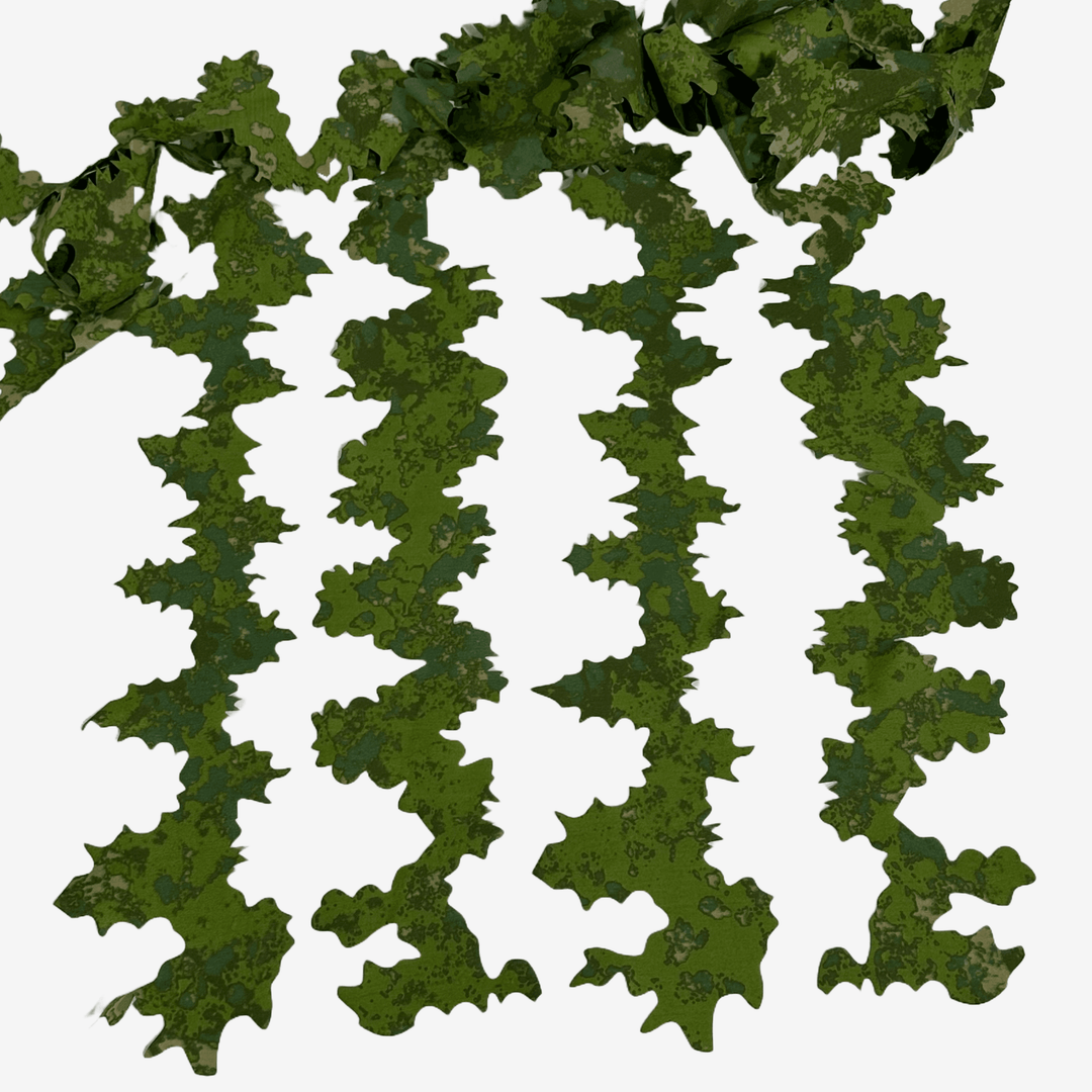 KMCS Green Adaptive Leaf Strips - Kicking Mustang Concealment System