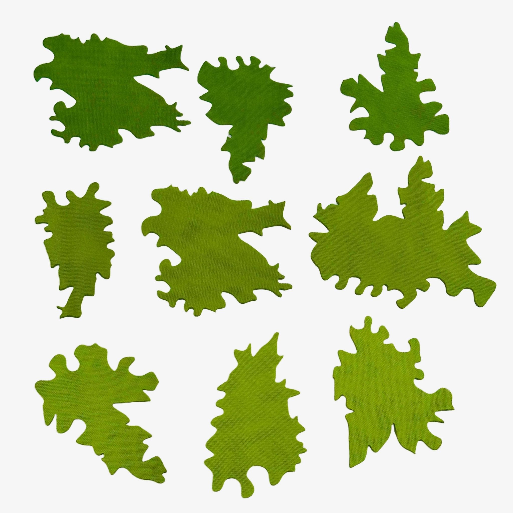 Adaptive Ghillie Mesh (AGM) Leafs – 100g Pack - Kicking Mustang Concealment System