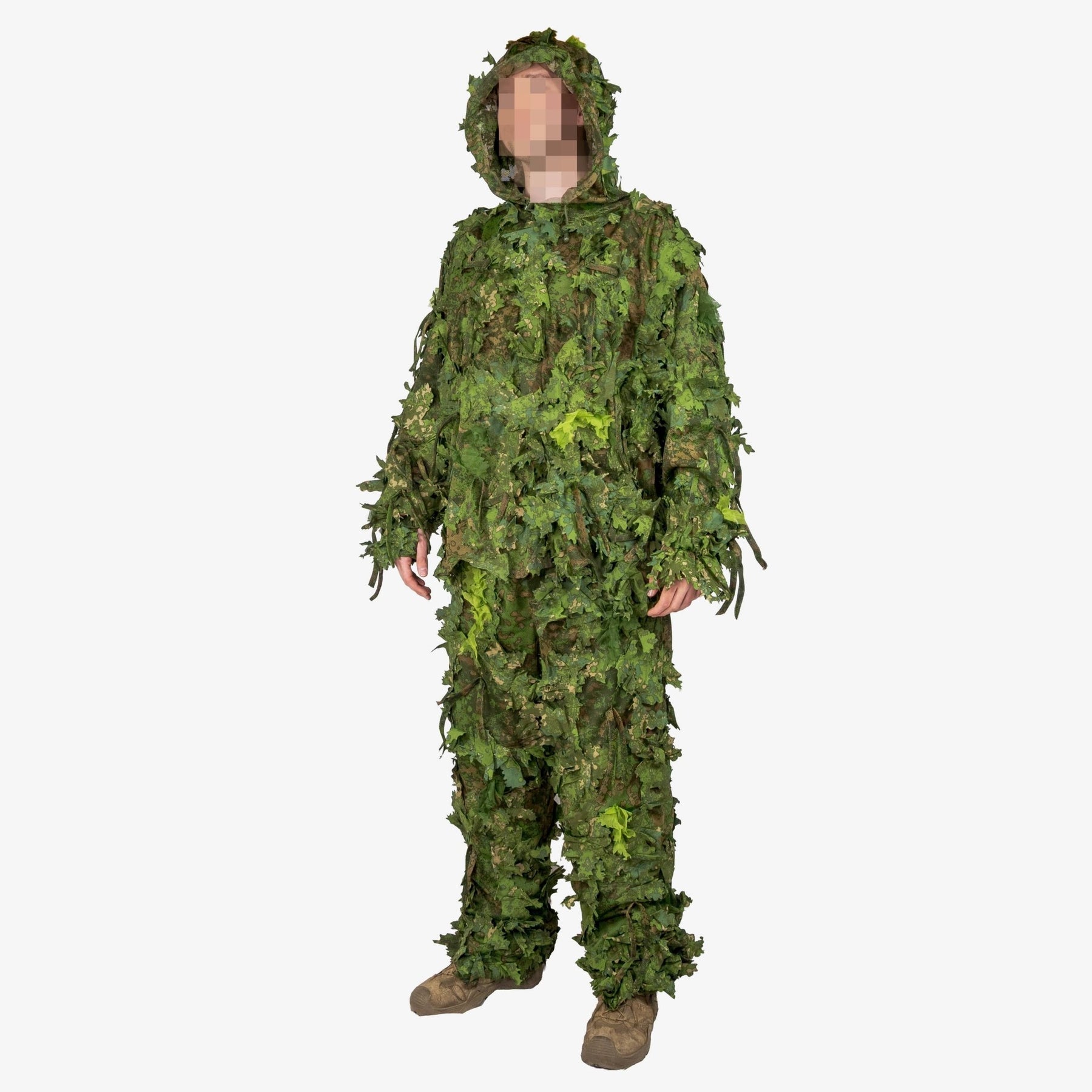 Green Ghillie Suit - Woodland Camouflage for Hunting & Airsoft