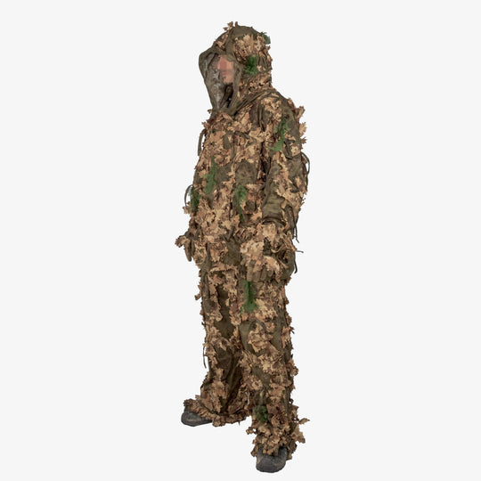 Ghillie Suit Next Gen Brown - Kicking Mustang Concealment System (KMCS)