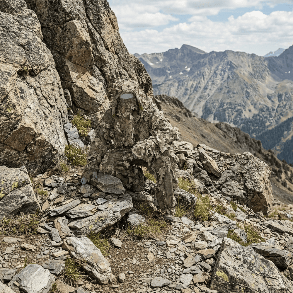 Ghillie Suit Rock & Urban - Kicking Mustang Concealment System (KMCS)