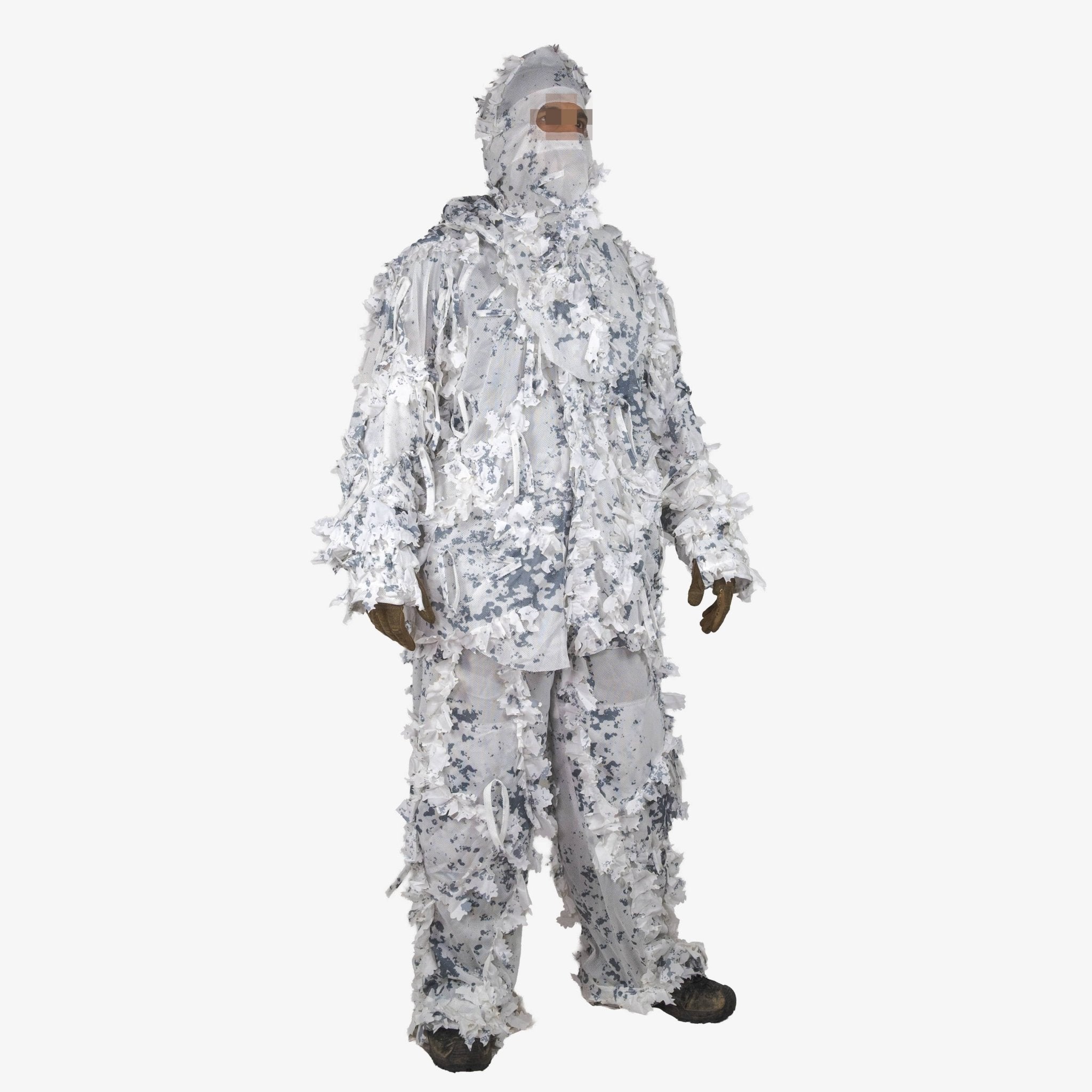 Ghillie Suit Snow - Kicking Mustang Concealment System (KMCS)