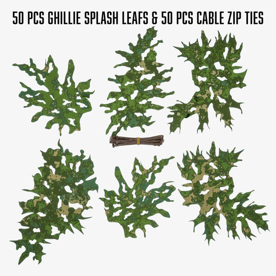 Ghillie Splash Leafs - 100g Pack