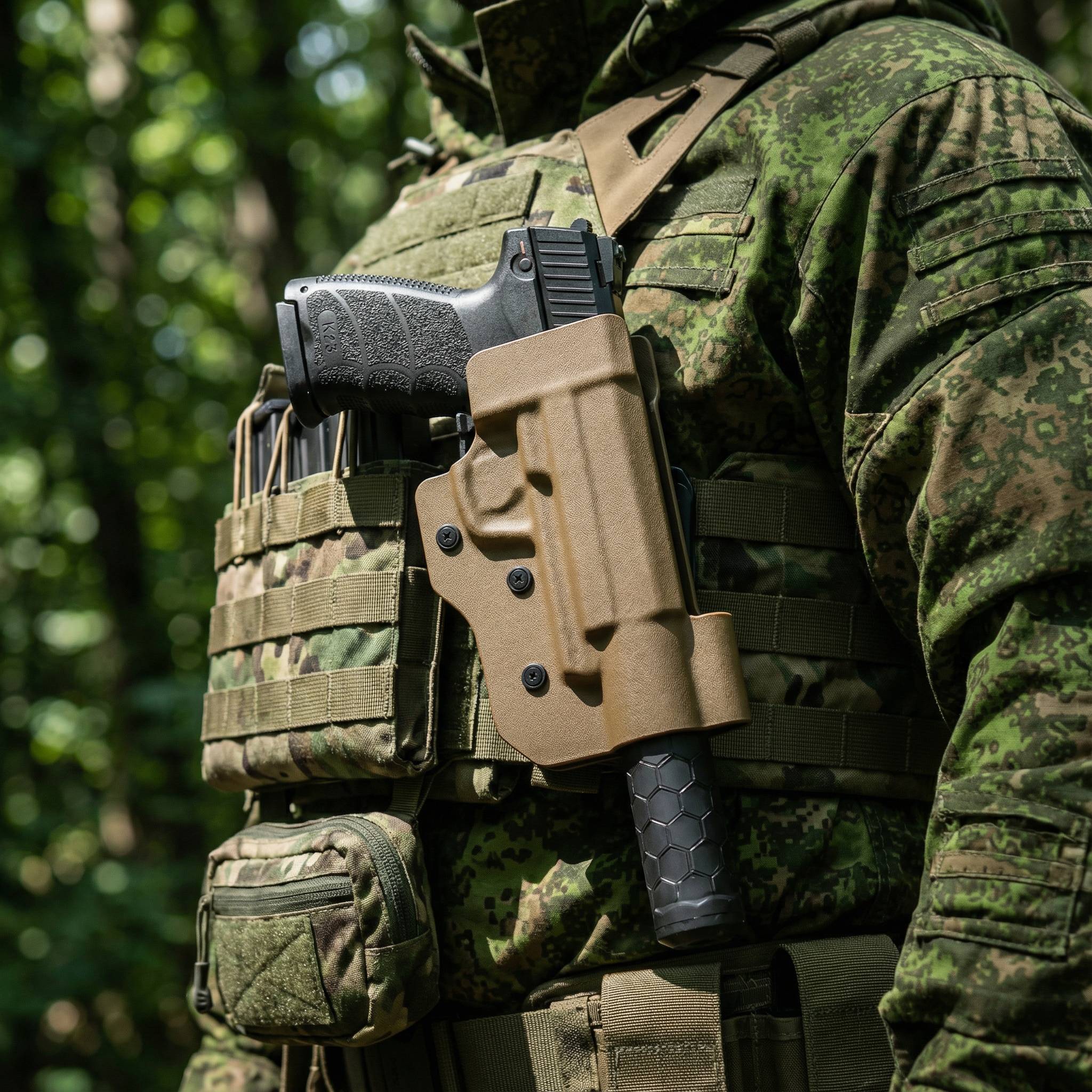 HK45タクティカル　　サムライエッジスタンダード　　glock17 gen4 HK45 Kydex Holster - Suppressor Compatible Tactical Holster