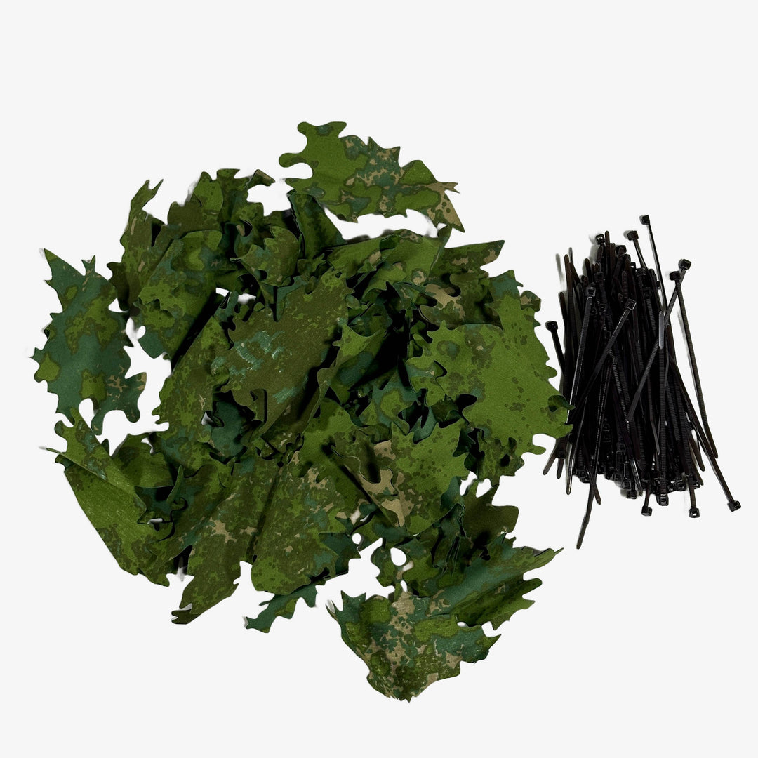 KMCS Ghillie Leafs - Kicking Mustang Concealment System