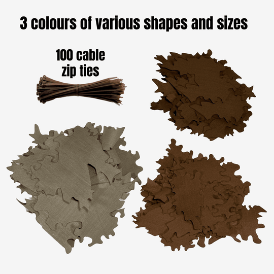 KMCS Ghillie Leafs - Kicking Mustang Concealment System