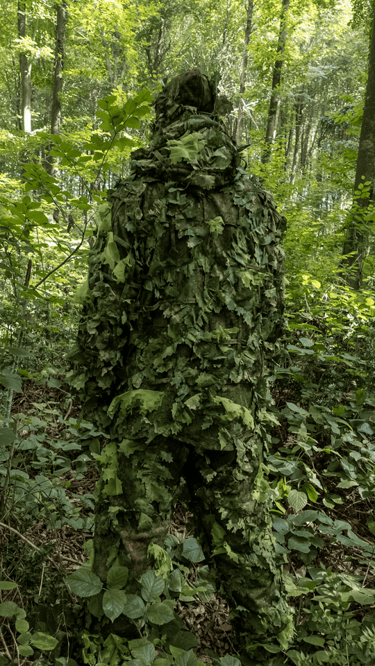 KMCS Ghillie Suit Green - Kicking Mustang Concealment System