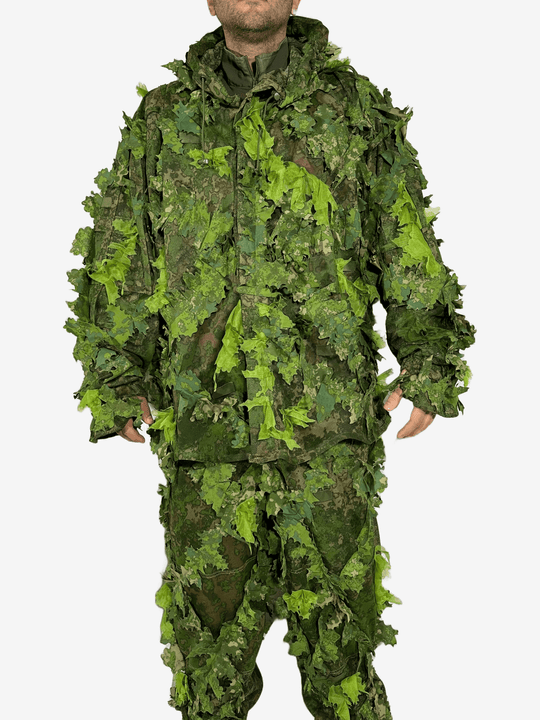 KMCS Ghillie Suit Green - Kicking Mustang Concealment System
