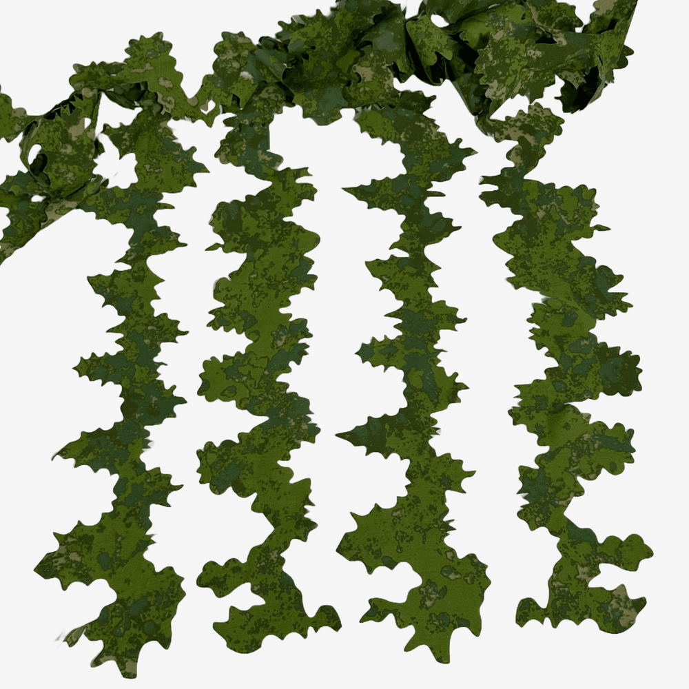 KMCS Green Adaptive Leaf Strips - Kicking Mustang Concealment System