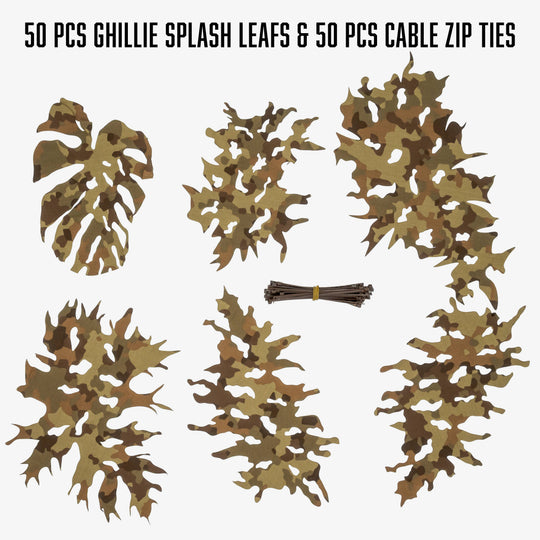 Ghillie Splash Leafs - 100g Pack