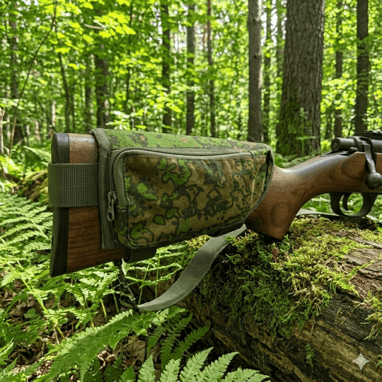Rifle Stock Pouch - Kicking Mustang Concealment System