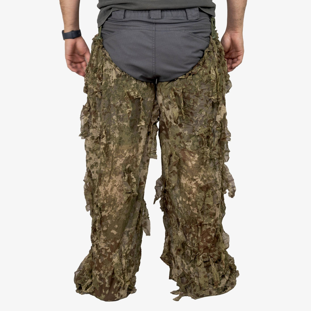 Ultra-Lite Ghillie Legs - Kicking Mustang Concealment System (KMCS)