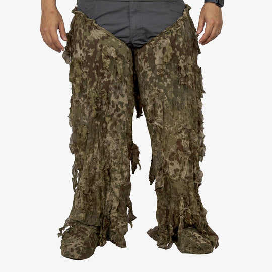 Ultra-Lite Ghillie Legs - Kicking Mustang Concealment System (KMCS)