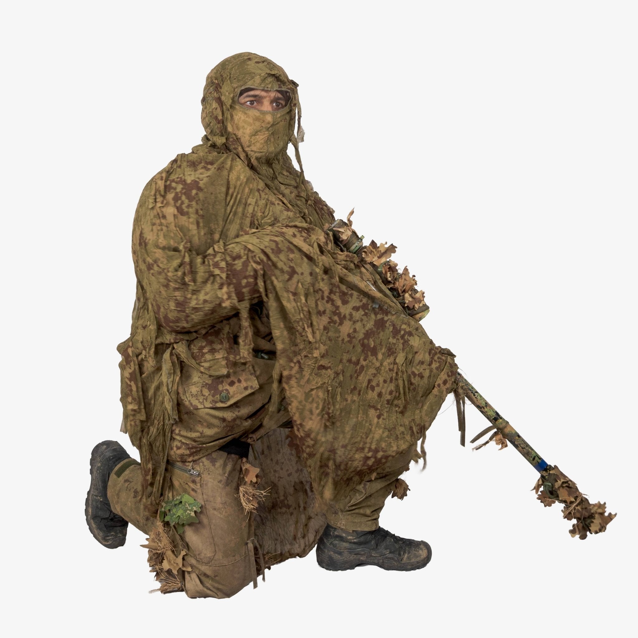Ultra-Lite Ghillie Suit - Lightweight 3D Camouflage | 380g Compact
