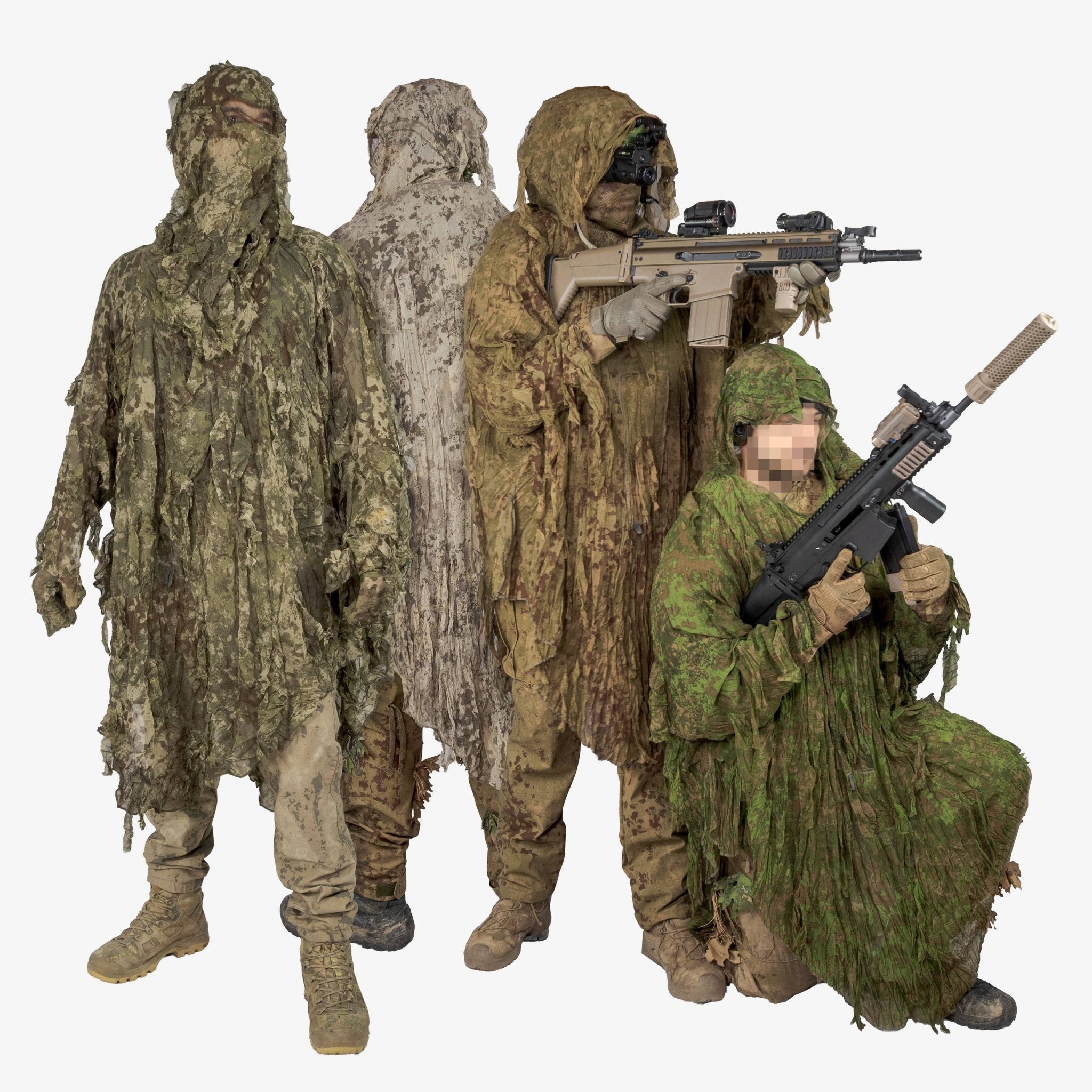 Ultra - Lite Ghillie Suit - Kicking Mustang Concealment System (KMCS)