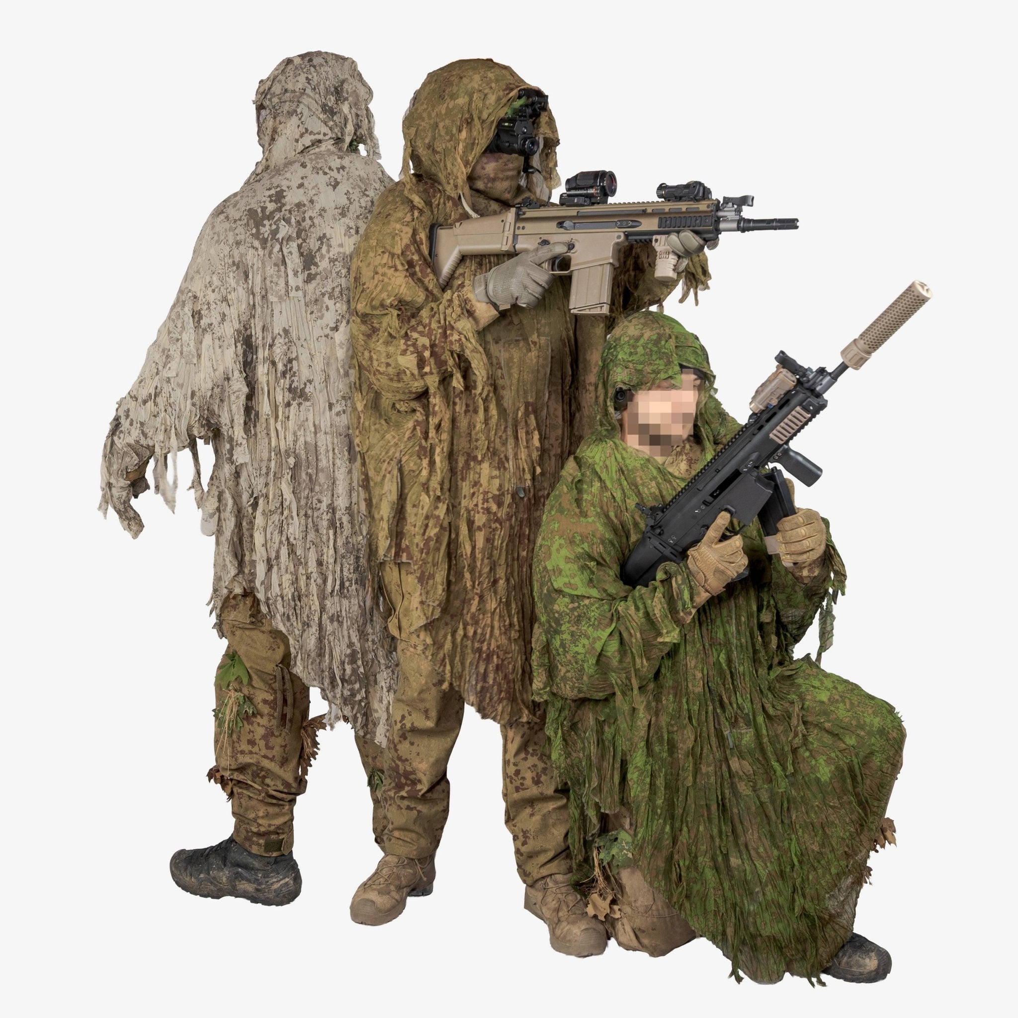 Ultra - Lite Ghillie Suit - Kicking Mustang Concealment System (KMCS)